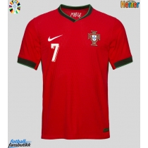 Portugal Cristiano Ronaldo #7 Hjemmedrakt EM 2024 Kortermet